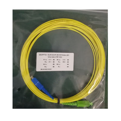 kopen Single Mode LC-LC Armored Fiber Optic Patch Cord voor Hoge-Snelheid Datatransmissie online manufacture