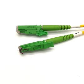 kopen APC van 10m E2000 de Groene Kleur van het Flardkoord/de Enige Optische Kabel van de Wijze Duplexvezel online manufacture