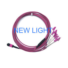 kopen De optische Multimode Vezeloptische Kabel van de Schakelaarmpo MTP Kabel Om3 voor Mpo-Vezelcassette online manufacture