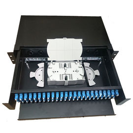 kopen 2U 48 die/96F Sc Lc 19 trekken het Comité van het Vezel Optisch Flard Rek zetten het Beheer van de Data Centerkabel op online manufacture