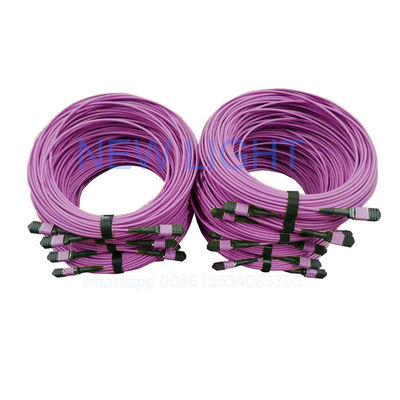 kopen OM4 12 Core MPO MTP-kabel met aanpasbare lengte voor datacenters met hoge dichtheid online manufacture