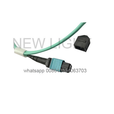 kopen 12 Core OM4 MPO MTP glasvezelkabel met duplex LC-connector voor netwerken met hoge dichtheid online manufacture