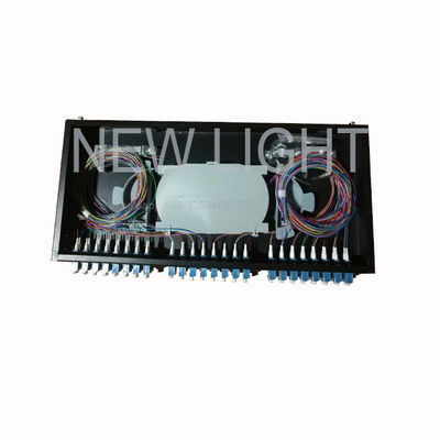 kopen 1U-rack gemonteerd 48-poort LC-vezeloptisch patchpaneel voor OM3/OM4-multimodevezelbeheer online manufacture