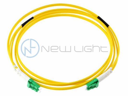 kopen Groen LC APC SM G657A2 Glasvezelkabel 9/125um Indoor Optical Fiber Patch Cord met laag invoegverlies online manufacture