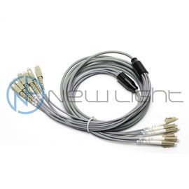 kopen Grijs van de het Jasje Multimode 6C LC Optische Vezel van LSZH uit het Flardkoord online manufacture