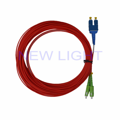kopen Sc/Lc aan Lc Multimode Duplexkabel LSZH aangepast 3M van het Vezel Optische Flard online manufacture