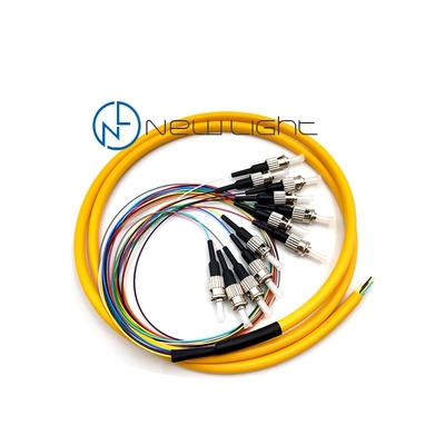 kopen Enige Optische Kabel 1m LSZH 0.9mm FC UPC van de Wijzevezel/APC 12 Bundel online manufacture