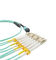 12 de Vezel Optische Mpo van de kernmpo MTP Kabel OM3 aan Lc-Gediplomeerd Ce ISO van het Doorbraakkoord