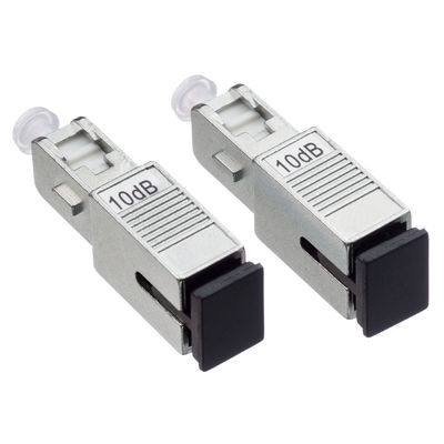 10dB ST FC UPC Single Mode Glasvezel Attenuator voor telecommunicatie