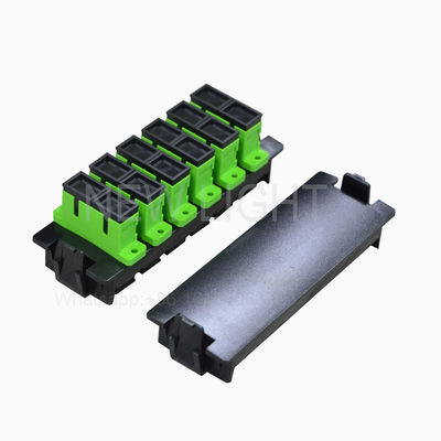 19 inch rack gemonteerd 24 kern glasvezel patch panel voor datacenters en telecommunicatie