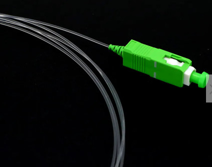SC APC / UPC Optische vezel patch cord 250mm Kabeldiagram Transparent