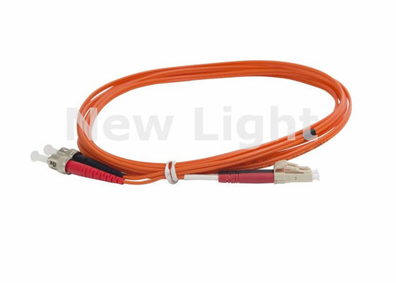 LC-ST Multimode Glasvezel Patchkabel 2.0mm Diameter Hoge-Snelheid Gegevensoverdracht Link