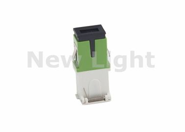 FTTH-de Simplexadapter van Sc, Adapter van de Vezel de Optische Kabel met Scharnierend Stoflaken