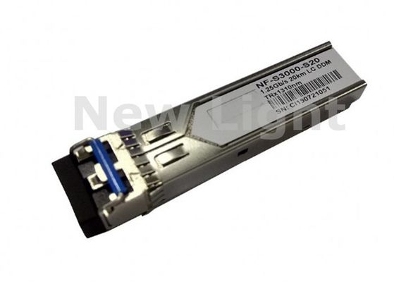 1.25G DDM SFP-transceiver met 20KM bereik voor glasvezelnetwerken