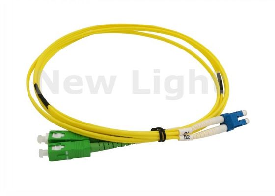 Laag Invoegverlies SC-LC Glasvezel Patchkabel 3 Meter Lengte CATV Datatransmissie