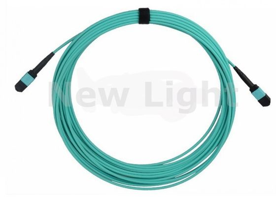 10 meter 12 kern OM3 MPO glasvezelkabel MPO patch cord voor toepassingen met een hoge dichtheid