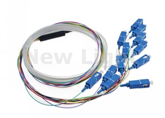 SC UPC Glasvezel patch cord 12 Core 0,9 mm diameter voor data-transmissie netwerken