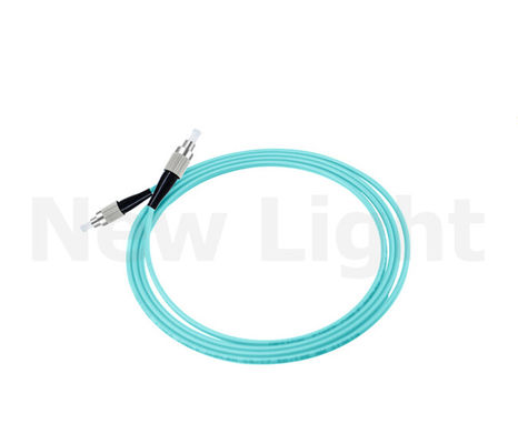 5M Multimode FC Fiber Patch Cord met PVC met een diameter van 3,0 mm en LSZH Simplex Fiber Cable
