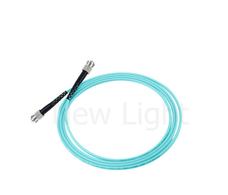 ST-ST Multimode glasvezelpatchkabel OM3 2.0 of 3.0 mm Aqua Color Simplex
