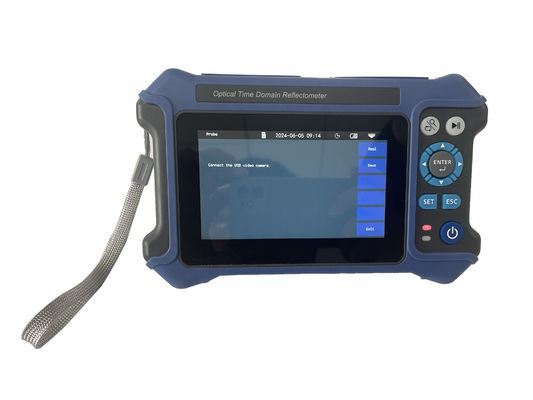 Tang van hoog koolstofstaal Glasvezelgereedschap met 5m-80KM testafstand en anti-corrosie voor bovengrondse toepassingen