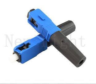 SC/UPC Quick Assembly Fiber Optic Connector met ≤0,3 dB Invoegverlies voor veldassemblage en geen epoxy Geen polijsten
