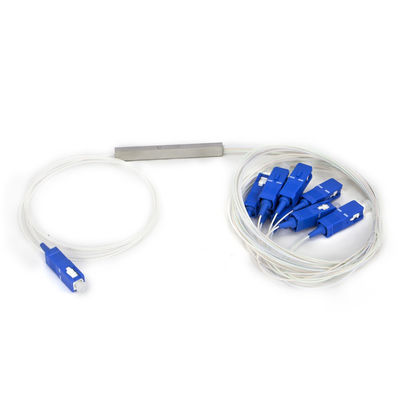 1xN Glasvezel PLC Splitter met 1260-1650nm Golflengte en Single Mode voor Lokale Netwerken