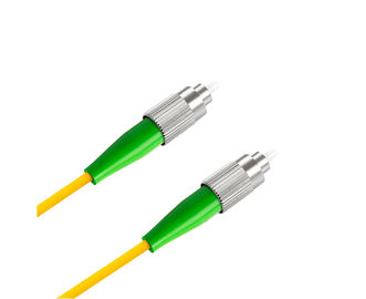 FC APC Gele van de het Koord Enige Wijze van het Optische Vezelflard Simplex 3,0 Kabel Simplexkern