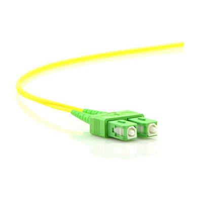 SC APC Single Mode 2.0mm Glasvezel Patchkabel voor Hoge Snelheid Datatransmissie