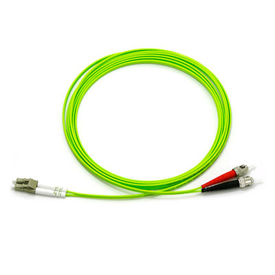 OM5 LSZH Multimode Duplex Fiber Optic Patch Cord met 3,0 mm diameter voor alle connectorstijlen