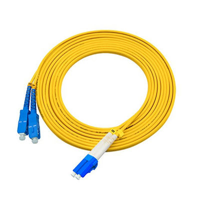 3 meter LC tot SC Single Mode Fiber Optic Patch Cord voor langeafstandstransmissie