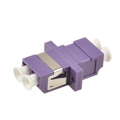 Adapters Twee van Multimode Vezel Optische Schakelaar Kernom4 Gemeenschappelijk Type met Purpere Kleur