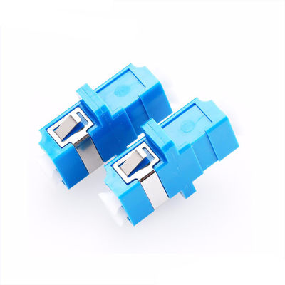Blauw Kleur Single Mode LC Glasvezel Adapter Gelast type voor veilige glasvezelverbindingen