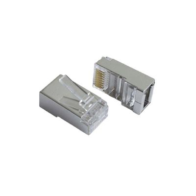 Bulk CAT6 8P8C Modulaire RJ45 Connectoren met Vergulde Contacten, Snagless Boots en 1000+ Koppelingscycli