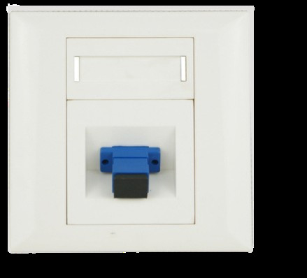 IP20 LC/SC-socket met 86 * 86 mm grootte en 0.1dB verlies voor hoogwaardige vezeluitlijning