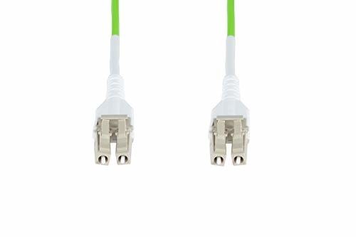 OM5 100 Gigabit Multimode Duplex Fiber Optic Patch Cord met PVC/LSZH materiaal en aanpasbare lengte