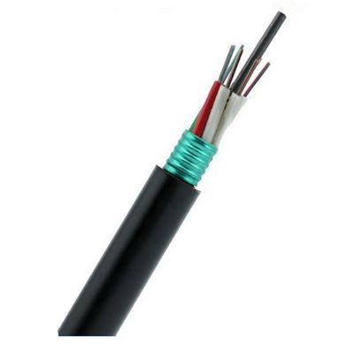 12/24/28/48/72/96 Core Single Mode Multimode Fiber Optic Cable GYTS met PVC/LSZH materiaal en 1 jaar garantie