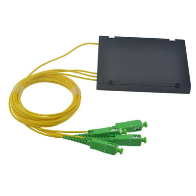 ABS Box Glasvezel Splitter met SC Connector voor FTTH Netwerken 1x4 PLC Type