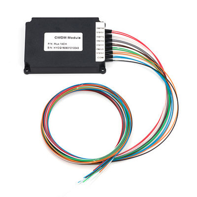 16 kanalen CWDM-module Glasvezel WDM met LC UPC-connector en breedband