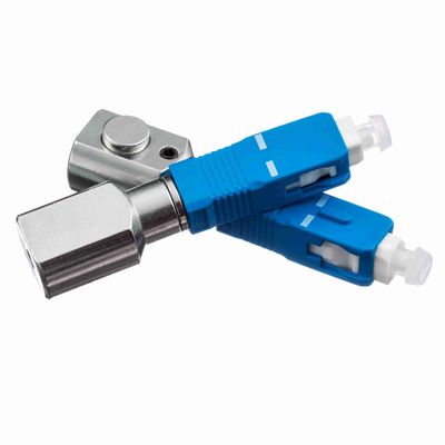 Metalen materiaal UPC Pools SC-connector Glasvezel Adapter met eenvoudige installatie voor FTTH-netwerk