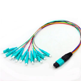 12F MTP-kabel met laag invoegverlies van vrouwelijke tot ST-APC-kabel voor eenmalige uitbraak met een garantie van 3 jaar