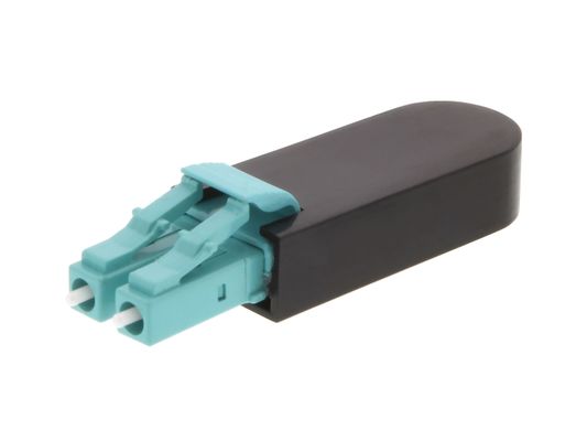 Aqua Duplex LC Glasvezel Loopback OM3-300 Multimode 50/125um voor FTTH-netwerktesten