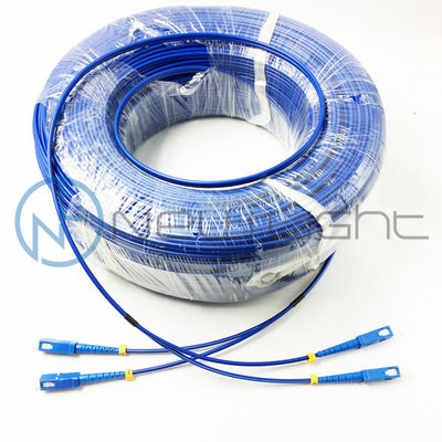 50M Anti-Rat Bit Gepantserde Single Mode G652D Glasvezel Patchkabel voor FTTH Netwerk