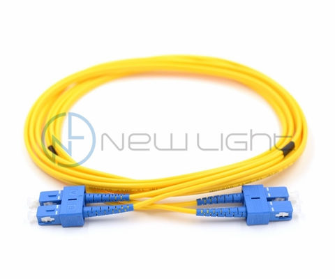 40G Long Distance Transfer SC UPC Duplex Fiber Optic Patch Cord voor internet en CATV