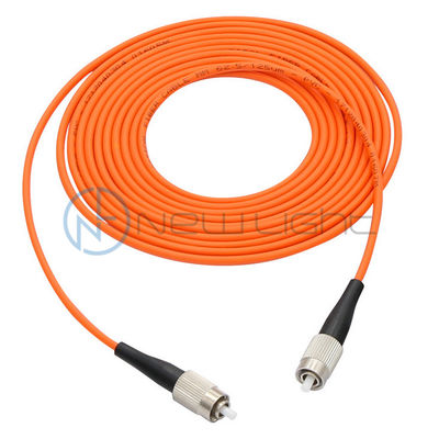 5m FC Fiber Optic Patch Cord met 62.5/125um Multimode Fiber voor breedbandtransmissie