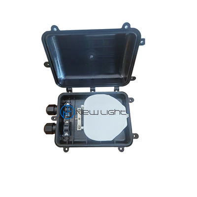 IP68 ABS+PC materiaal 48 kerncapaciteit glasvezel splice sluiting voor horizontale installatie