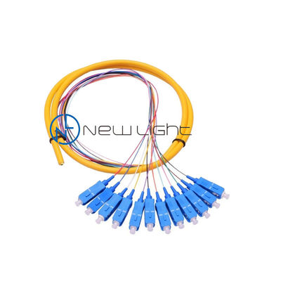 Fusion Splicing LC Fiber Optic Pigtail 50/125um 10Gb OM3 Single Mode voor hogesnelheidsnetwerken