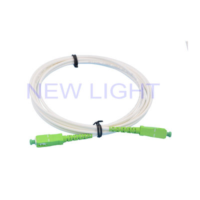 2.8mm Simplex PVC Multimode Fiber Patch Cord met laag invoegverlies voor hogesnelheidsgegevensoverdracht